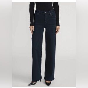 Frame Denim Dark Blue Women's Flare Jeans